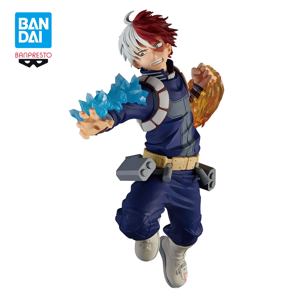 In Stock Original BANDAI Banpresto My Hero Academia Amazing PLUS vol.5 Todoroki Shoto PVC Anime Figure Action Figures Model Toys