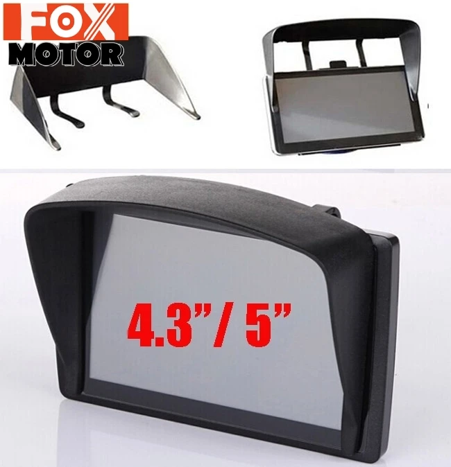 Universal 5inch 4.3inch Car GPS Sun Shade Visor Anti Glare 4.3