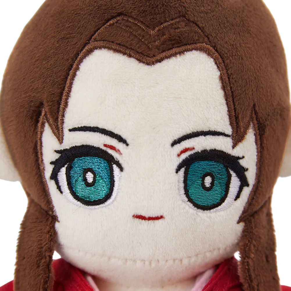 Aerith Plush Cosplay Plushine Game Final Cosplay Fantasy VII Soft Stuffed Mascot Adult Kids Xmas Birthday Gifts Pillow Halloween