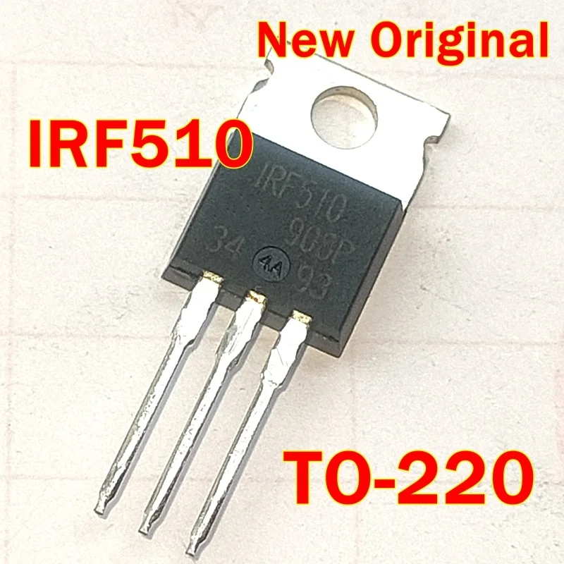 1pcs to 100pcs New Original IRF510PBF IRF510 TO-220 N-Channel Enhancement-Mode Vertical DMOS Power FETs