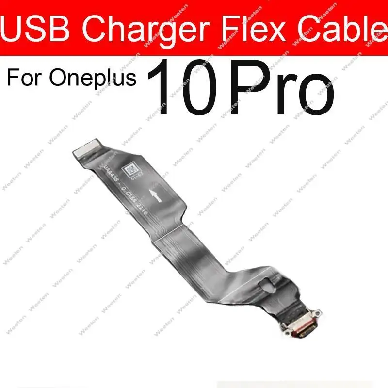 Oneplus 10 için USB şarj yuvası Flex kablo Pro 10R 10T 11 USB şarj aleti Port bağlayıcı Flex kablo yedek parçaları