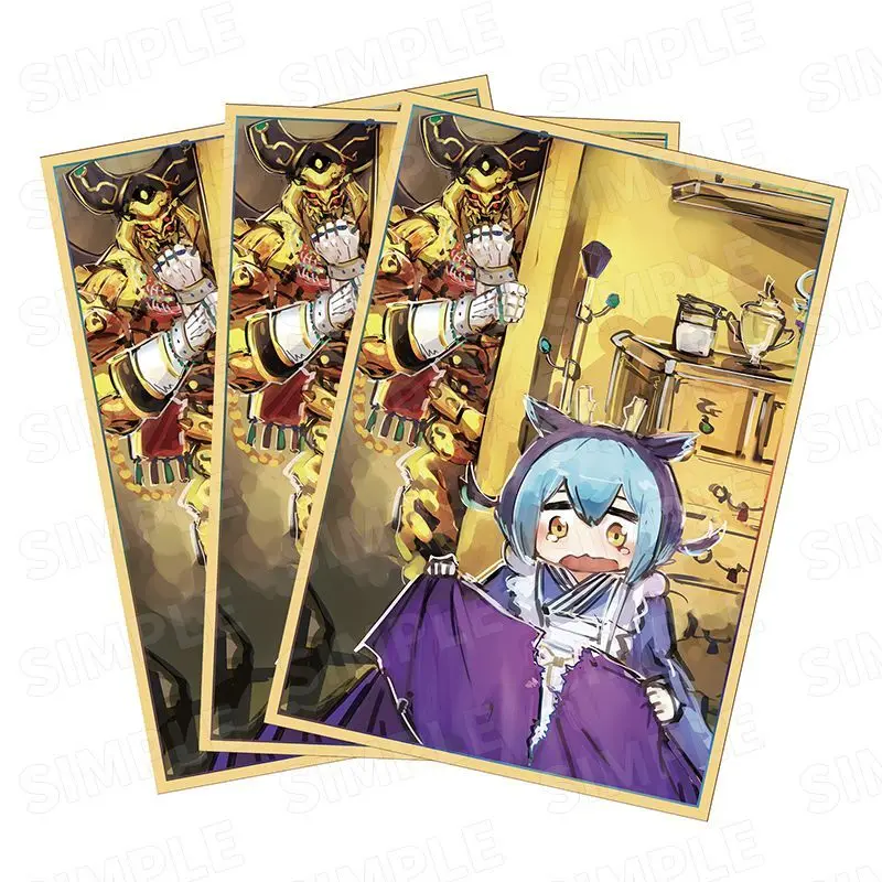 50 قطعة من أكمام بطاقات Yugioh Eldlich the Golden Lord Laundry Dragonmaid Yu-Gi-Oh! غطاء حماية لبطاقات التداول TCG OCG