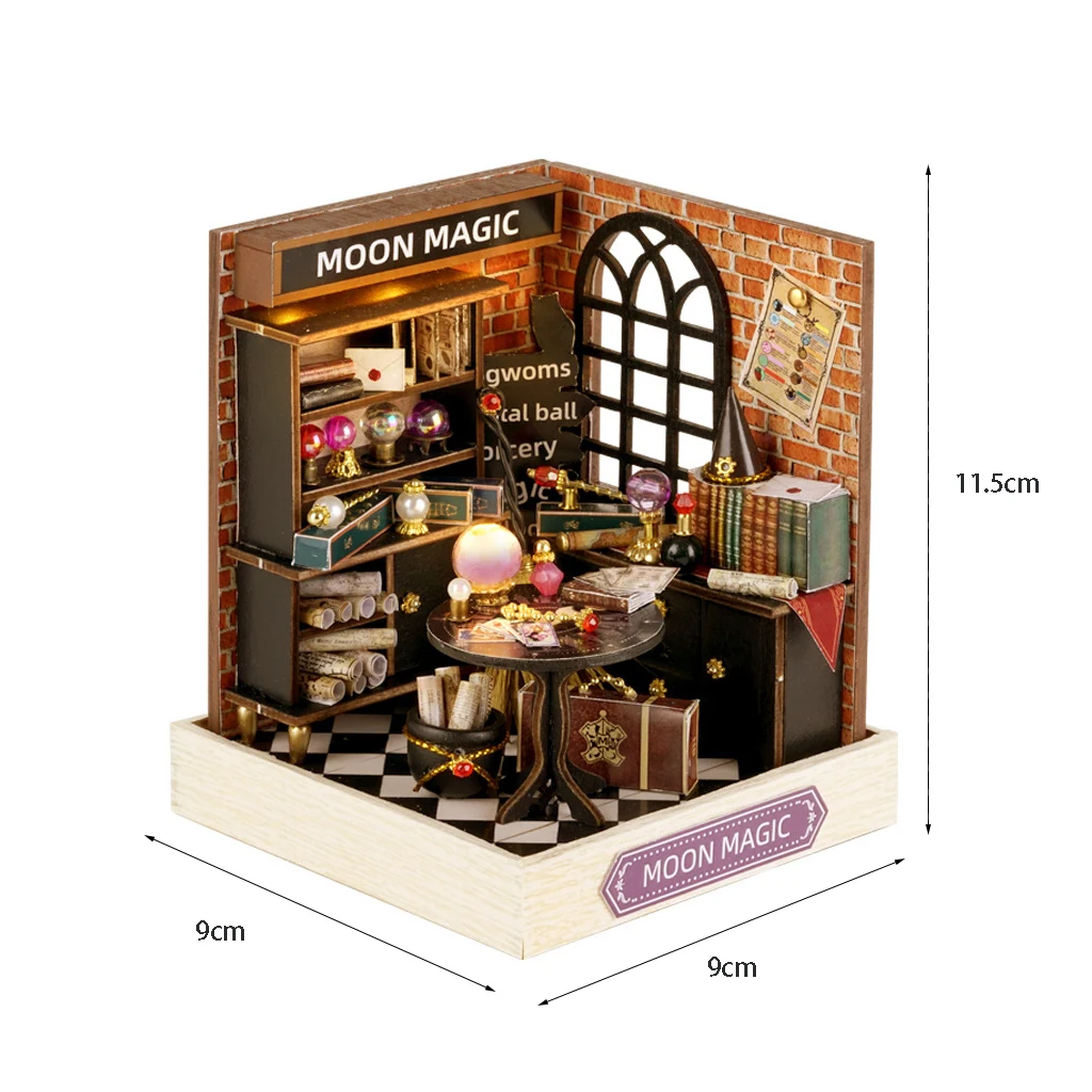 مجموعة OUZEY Dollhouse DIY - نموذج منزل مصغر مع أثاث، لغز ثلاثي الأبعاد مصنوع يدويًا للفتيات المراهقات، قميص ديكور منزلي #6