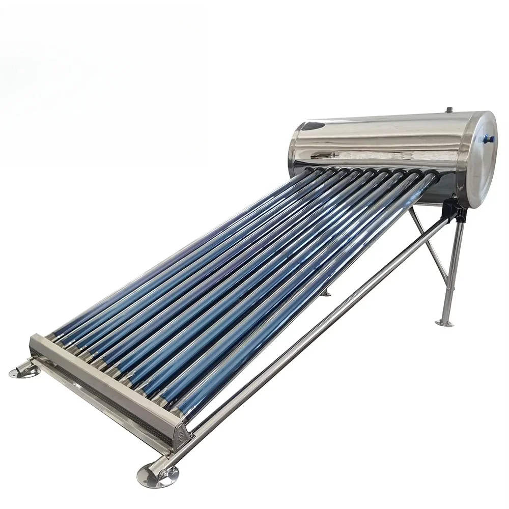 Odm Ten-year Warranty Competitive Factory Price Hot Water 150liters Unpressurized Evacuated Tube Solar Heater System Oem