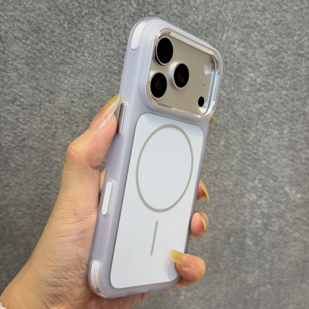 Wzmocnione, odporne na wstrząsy etui magnetyczne z poduszkami powietrznymi do iPhone 14 15 16 17 18 Pro Max, kompatybilne z MagSafe, nowo ulepszona osłona ochronna typu armor. — zdjęcie produktu 2