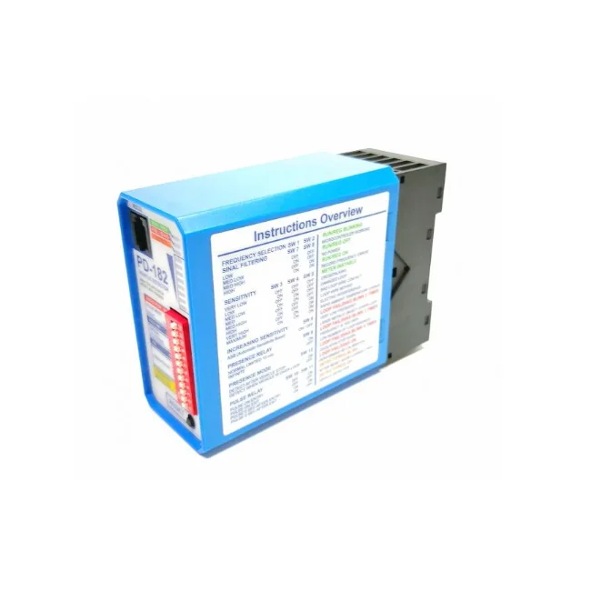 220VAC PD182 Single Channel Vehicle Loop Detector for Boom Barrier Gate Parking Management System