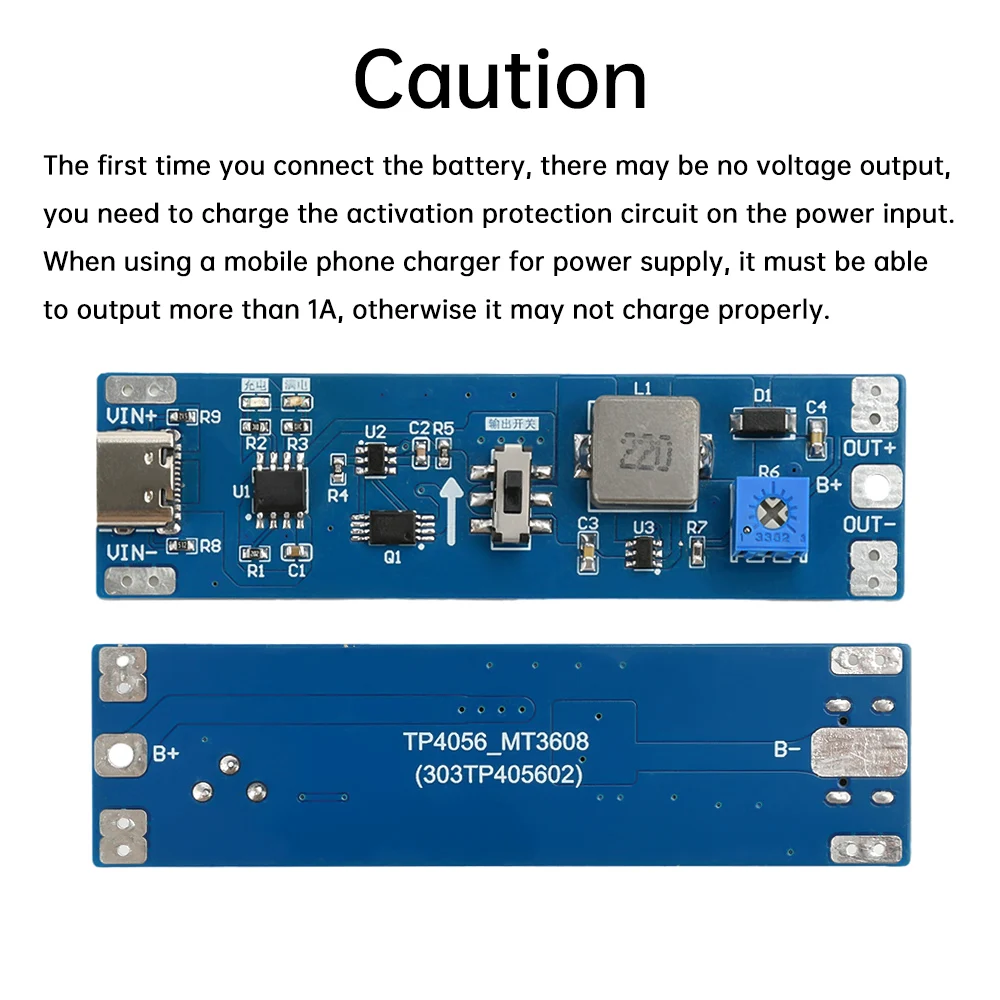 3.7V to 9V 12V 18650 Lithium Battery Boost Step Up Module UPS Uninterruptible Power Supply Module Charge Discharge Integrated image 5