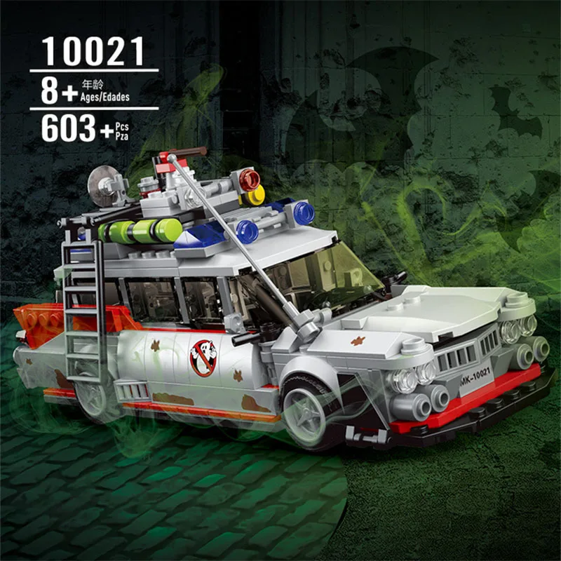 Compatible  Ghostbusters Building Blocks Car Model Bricks for Kids Adults Toys Halloween Christmas Gifts