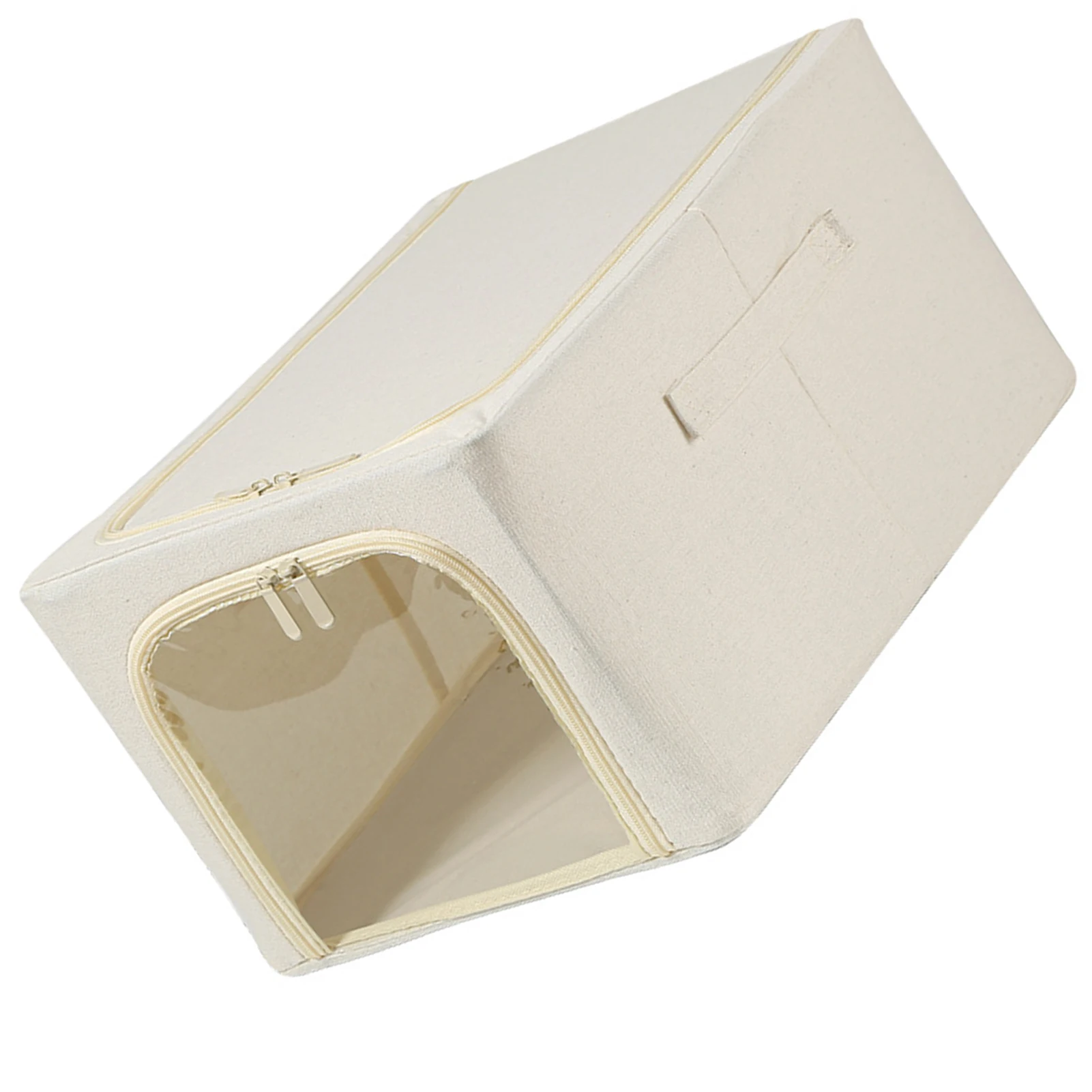 Home Foldable Bed Storage Box Practical Visible Organizer Bin for Clothing Blankets Comforters