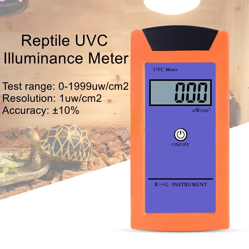 RGM-UVC UV irradiation meter for reptiles, UV illuminance meter