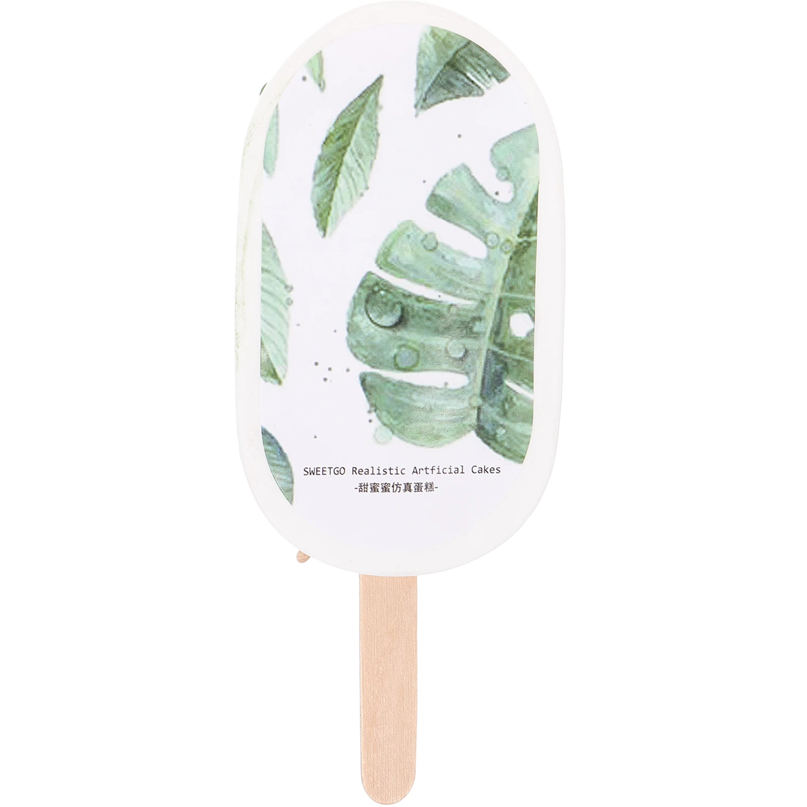 

Artificial Cactus Popsicle Props Simulated Cake Decorations Fake Ice Cream Model Display Food Sample Showcase Photography
