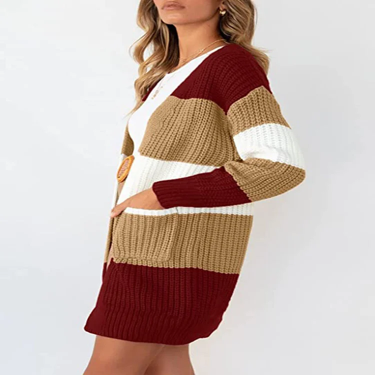 

Демисезонные кардиганы в стиле шоу-жоу для женщин: элегантные, свободные, утепленные, с открытыми плечами, в стиле варсити, в полоску, уличная мода