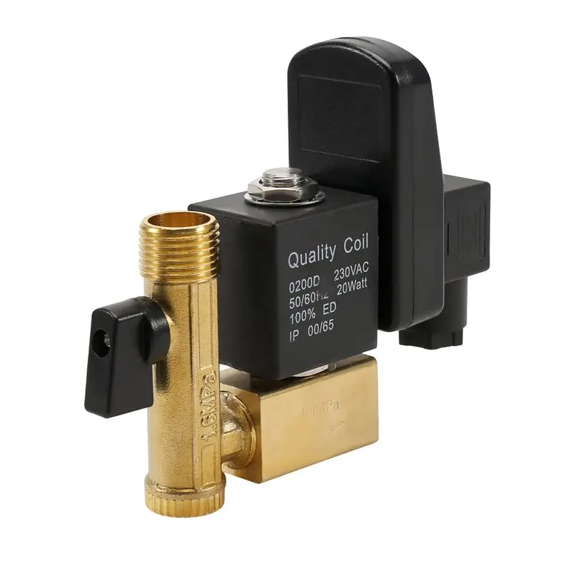ALIM-High Quality Auto Condensing Drain Compressor Valve Solenoid Digital Timer AC 220V