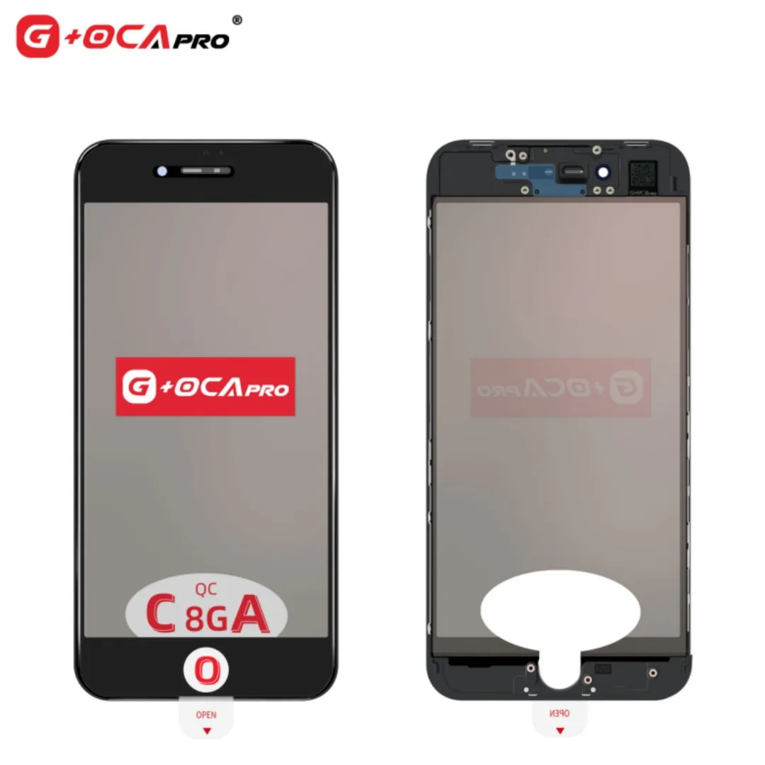 

5 шт. G + OCA PRO 7 в 1 OCA + поляризационная пленка для iPhone 6 6S 7 8 Plus 4,7 "5,5" сенсорный экран из переднего стекла + рамка для холодного отжима