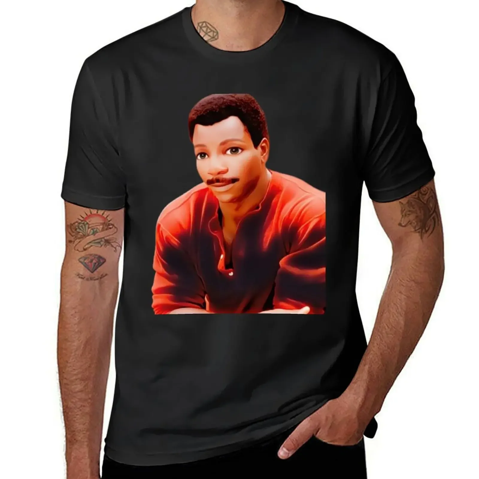 Carl Weathers Cartoon T-Shirt summer top cute tops summer clothes vintage clothes t shirts men