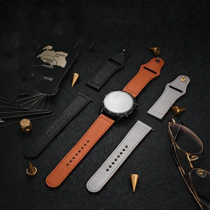 20Mm 22Mm Leather B… - image