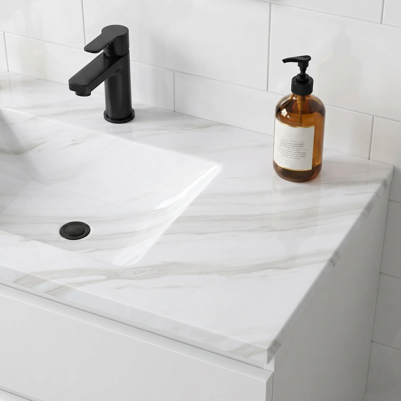Kitchen Oil Proof Wallpaper Marble Peel and Stick Heat-Resistant Waterproof Self-Adhesive Backsplash Protector for Cabinets