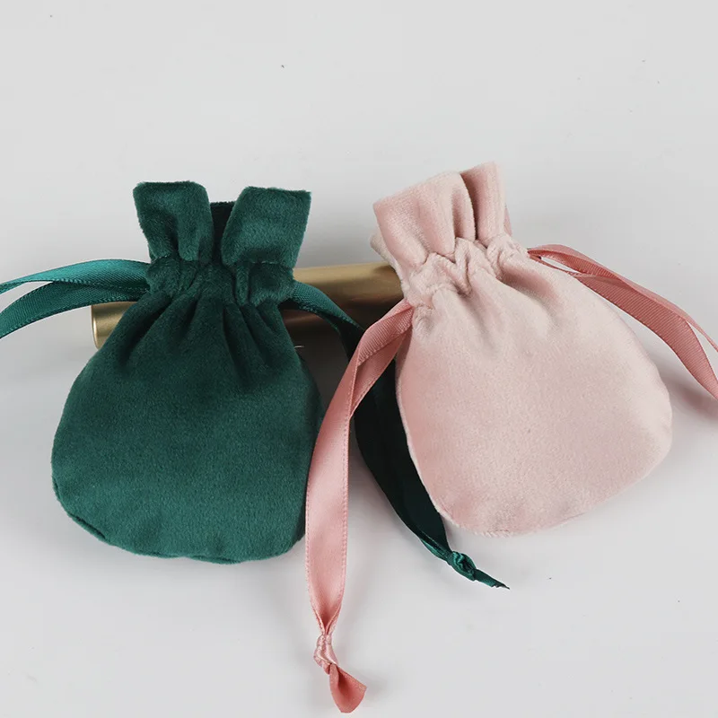 Gourd Velvet Jewelry Bag Drawstring Organza Bags Wedding Party Gift Package Wrap Pouches Small Businesses Wholesale