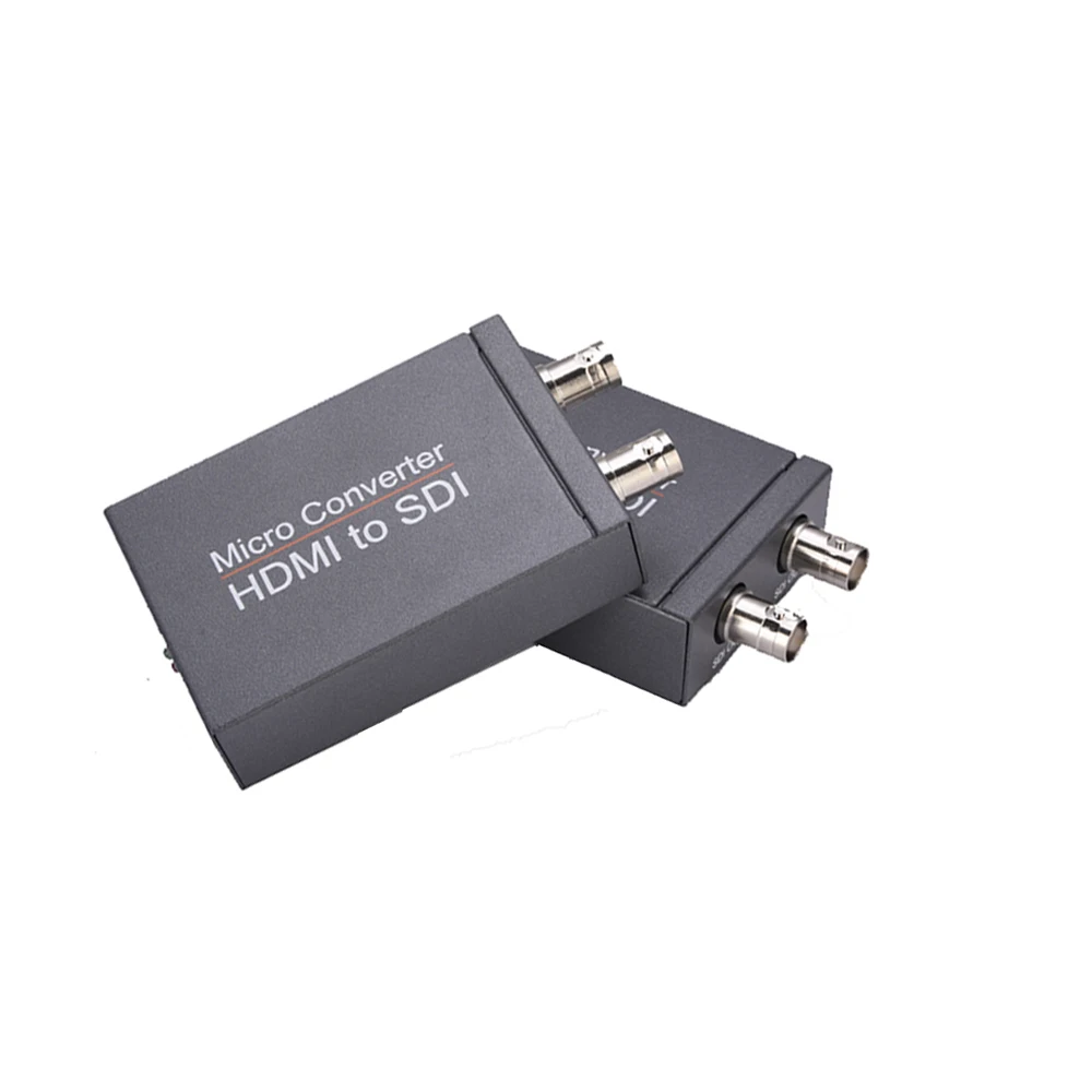 Convertidor HDMI a SDI 3G/HD/SD-SDI, compatible con 1080P, con fuente de alimentación