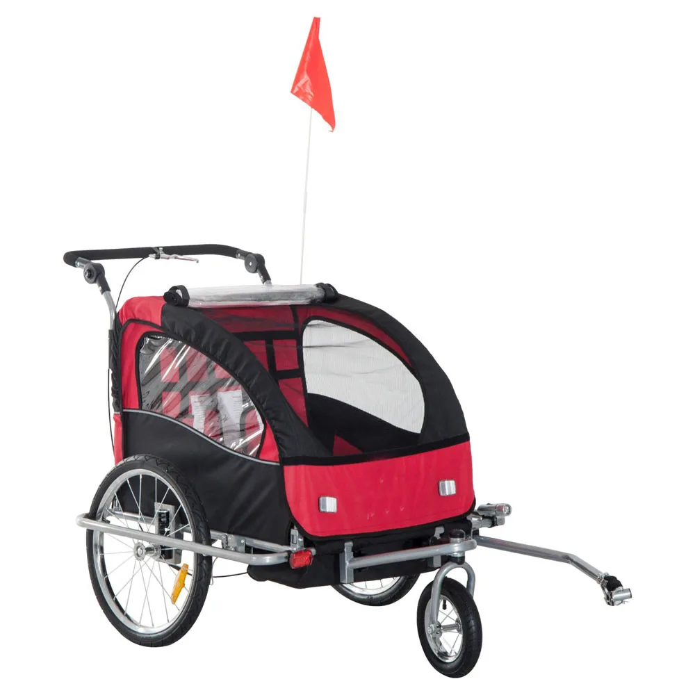New folding bike trailer baby kids bike trailer cargo transport rack storage tractor trailer