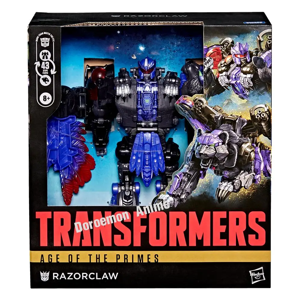 En Stock Original Hasbro Transformers Age of The Primes Leader Class Razorclaw 19Cm juguetes de acción regalos para niños figuras de Fans