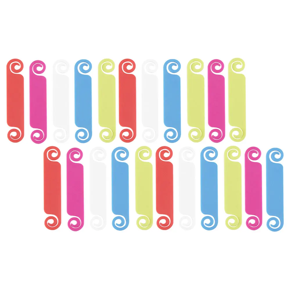 

50Pcs Cable Tags Multicolor Cord Identification Labels Smooth Writing Surface for Home Office Cable Management Wire Identifier