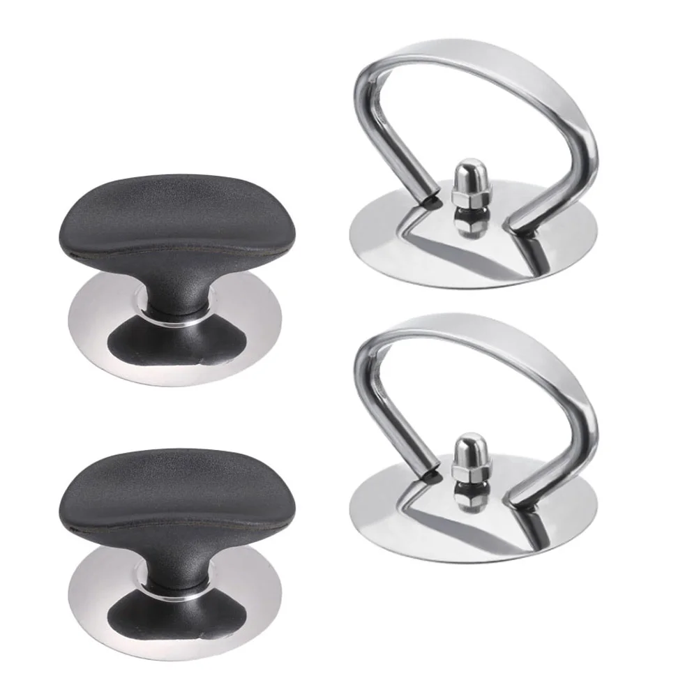 

4 Pcs Lid Handle Pot Knob Cover Grip Replacement Kettle Bakelite Pan Knobs Handles for Pots Pans Baby