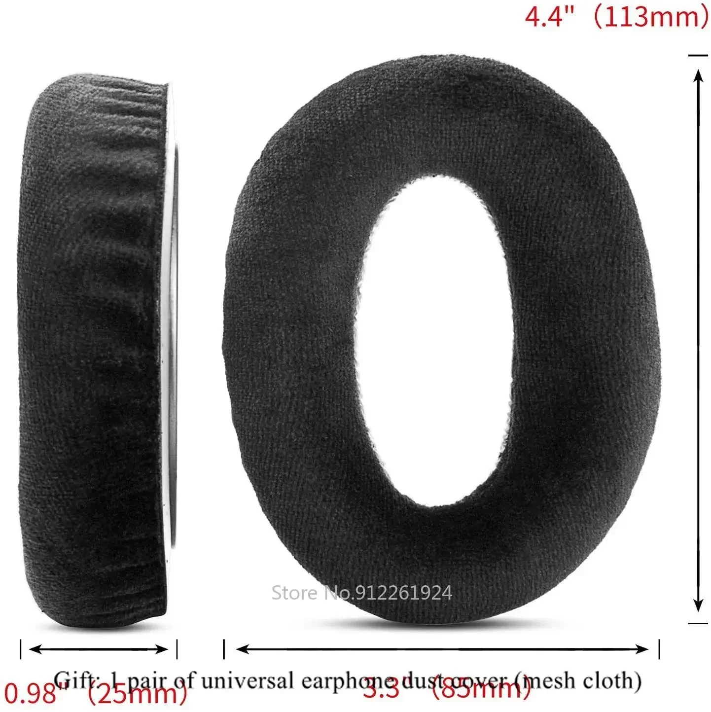 

Replacement Ear pads Cushion Earmuffs Earpads Headband for Sennheiser HD545 HD565 HD580 HD600 HD650 Headphone