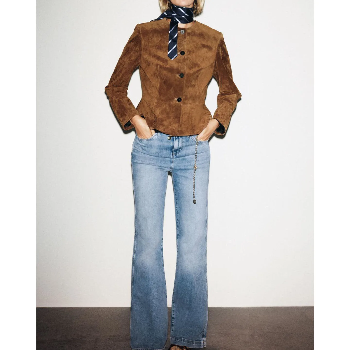 Nuovo Autunno rotondo Ne Long Sve PU Pelle Jaet A-Line Orlo Pendolarismo Sle Slim Fit Chiusura a bottone singolo Fibra di poliestere