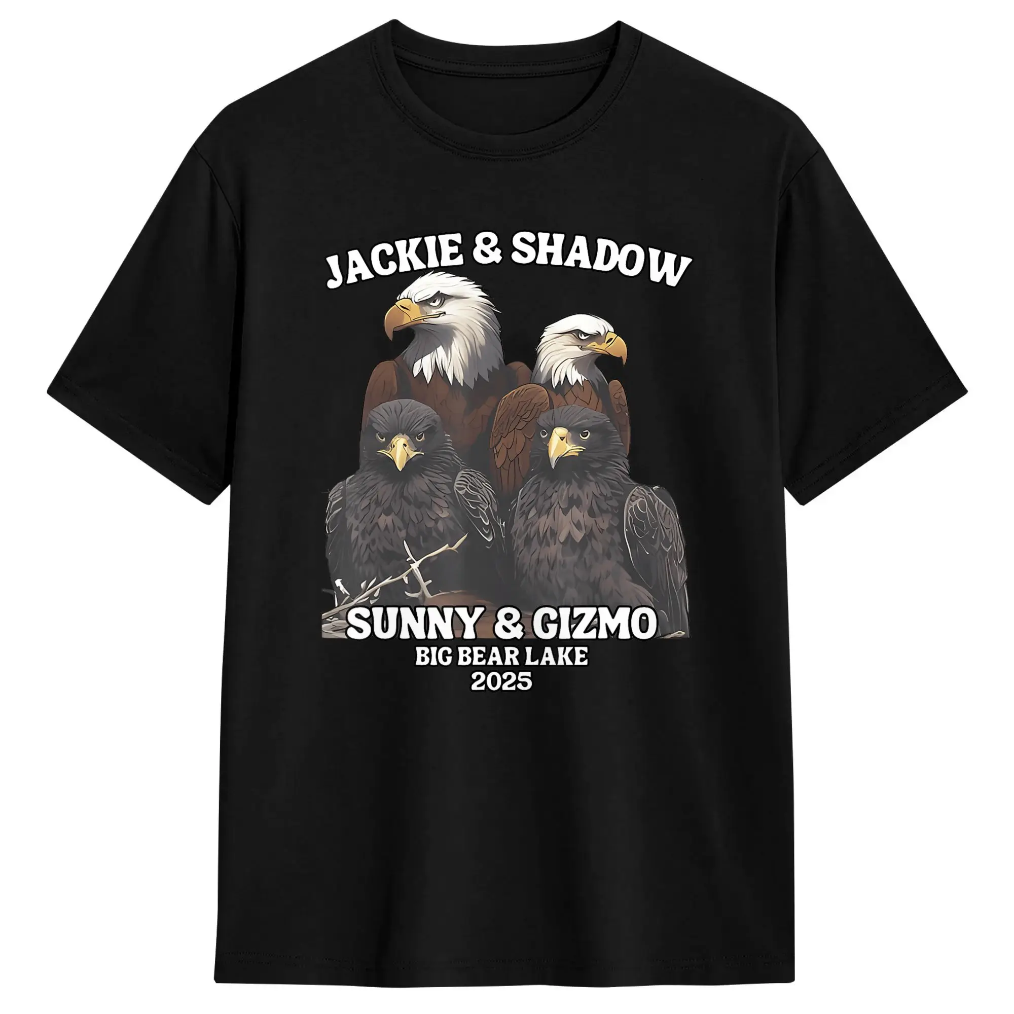 Summer Jackie and Shadow Sunny and Gizmo Big Bear Lake Hippie T Shirts  Cotton Tshirt for Male Y2K Retro Short Sleeve Tees