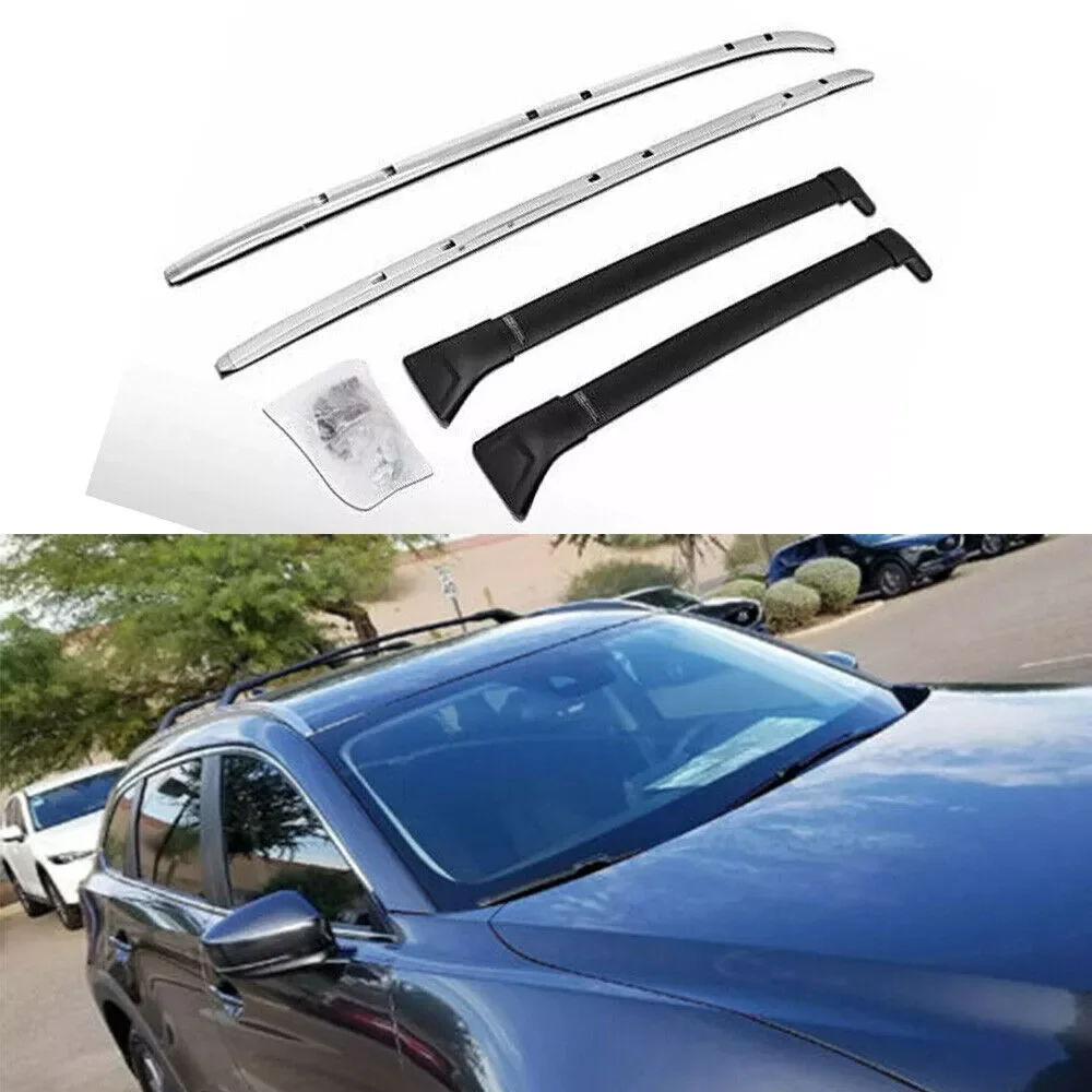 Aluminum Roof Rail Racks Cross Bars Crossbars Fits for Mazda CX-9 CX9 2017-2021