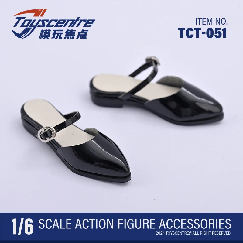 Toyscentre TCT-051 043 1/6 OL High Heels Low Heel Shoes Fashion Summer Pointy Toe Shoes Fit 12'' Soldier Action Figure Body Doll