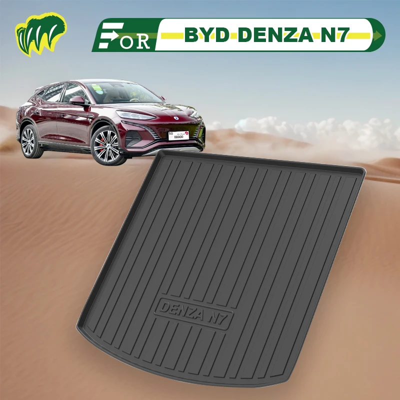 

For BYD DENZA N7 2023 Custom Fit Car Trunk Mat All Season Black Cargo Mat 3D Shaped Laser Measured Trunk Liners