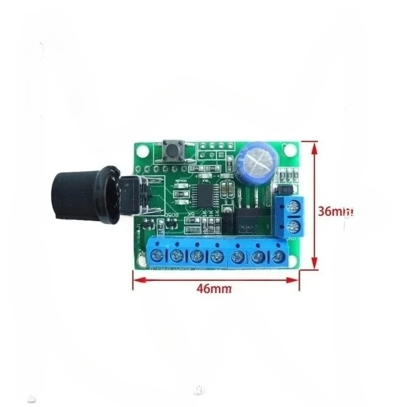 12V/24V DC brushless motor governor, four-wire fan stepless speed regulation, adjustable signal