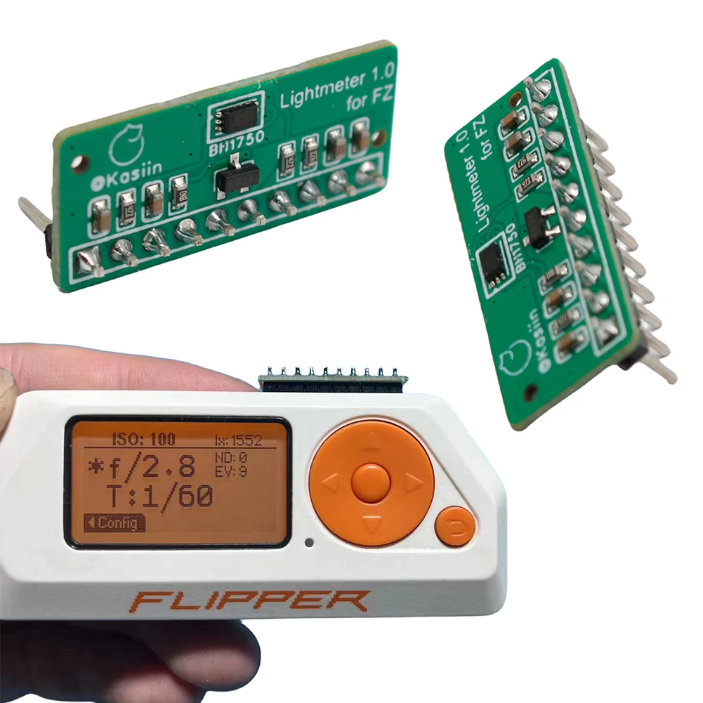 For Flipper Zero Light Meter Module Development Board Photometer/lux Meter Module for Photographic Metering