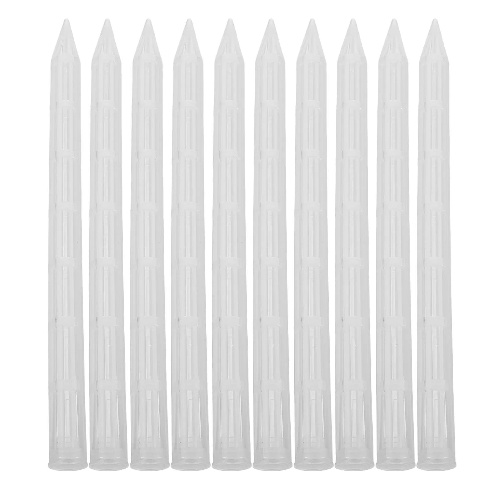 10Set Plant Root Ventilation Stakes Breathable Soil Rods Drainage for Potted Plants Root Health Booster Air Flow Houseplant Care