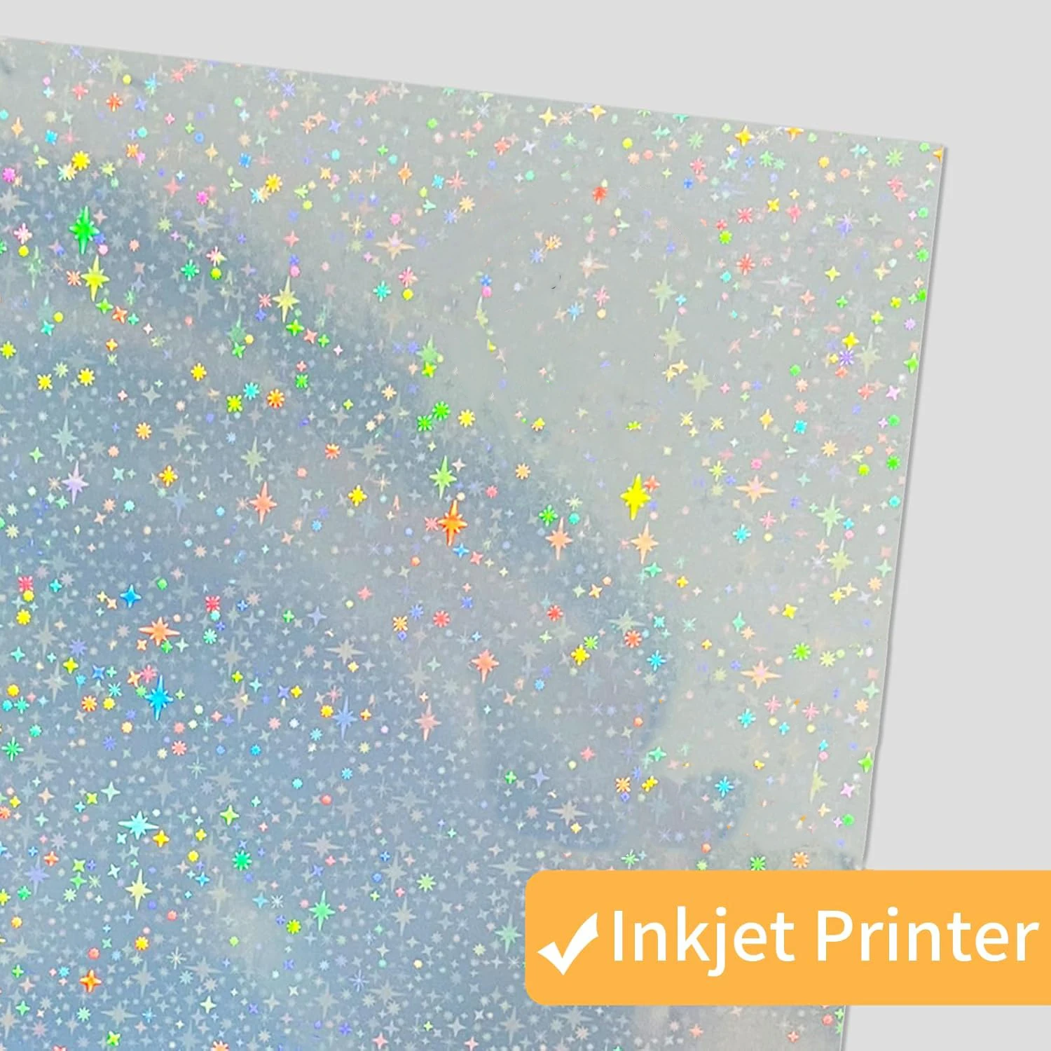 10 عبوات من ملصقات الفينيل القابلة للطباعة مقاس A4 - تصاميم النجوم - أوراق ملصقات مخصصة DIY للحرف اليدوية والمشروعات #3