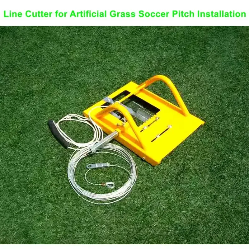 

Soccer Grass Line Cutter for Artificial Turf Installation White Grass Marking Line