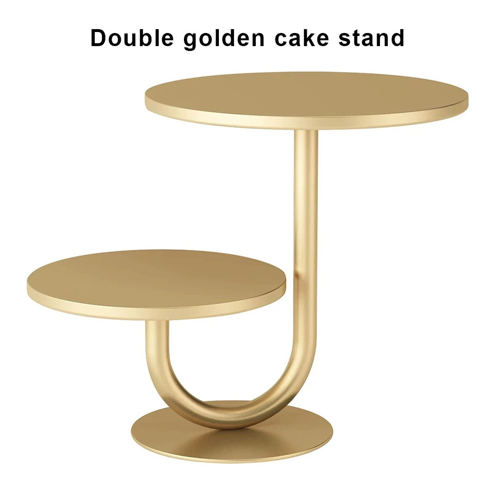 Cake Stand Metal Dessert Cupcake Mousse Snacks Muffin Holder Festival Wedding Birthday Party Decoration Plate Tray