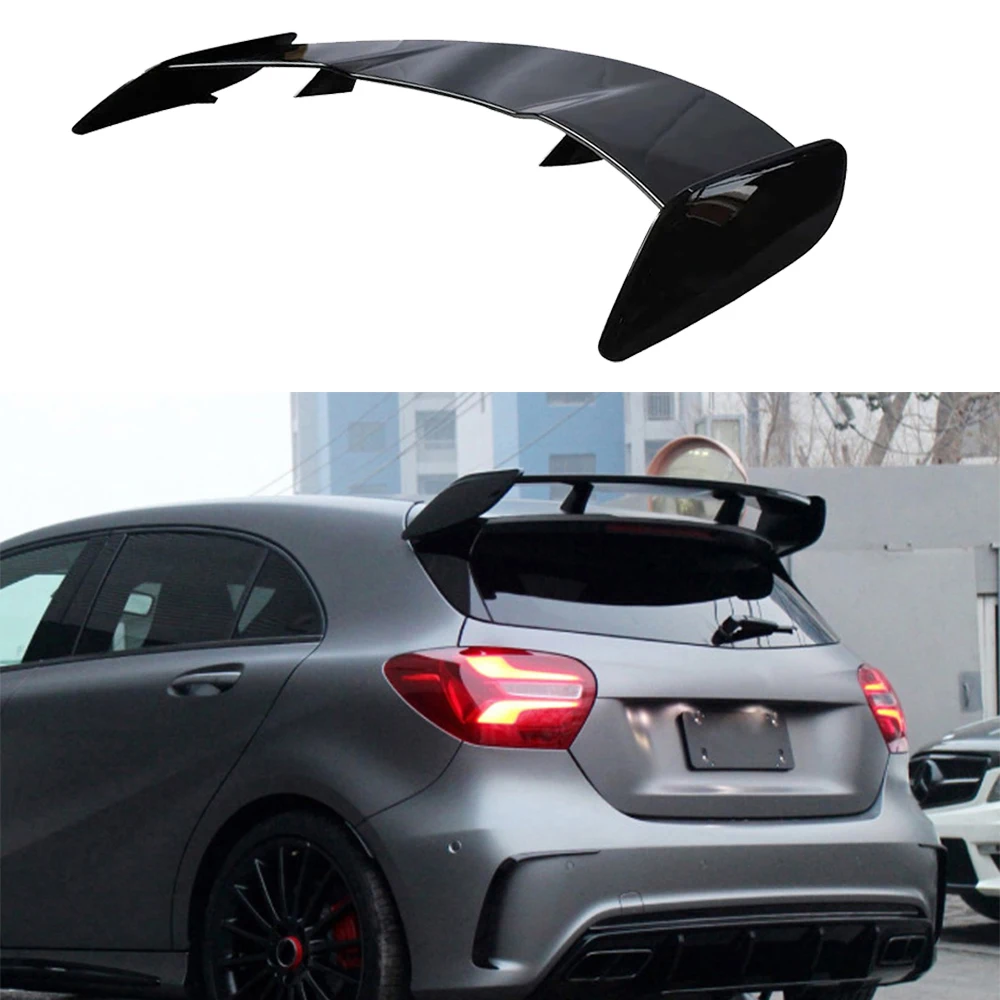 For Mercedes Benz A Class W176 A45 AMG 2014 15 16 17 18 Rear Roof Trunk Lid Car Spoiler Wing Exterior Tuning Accessories Parts