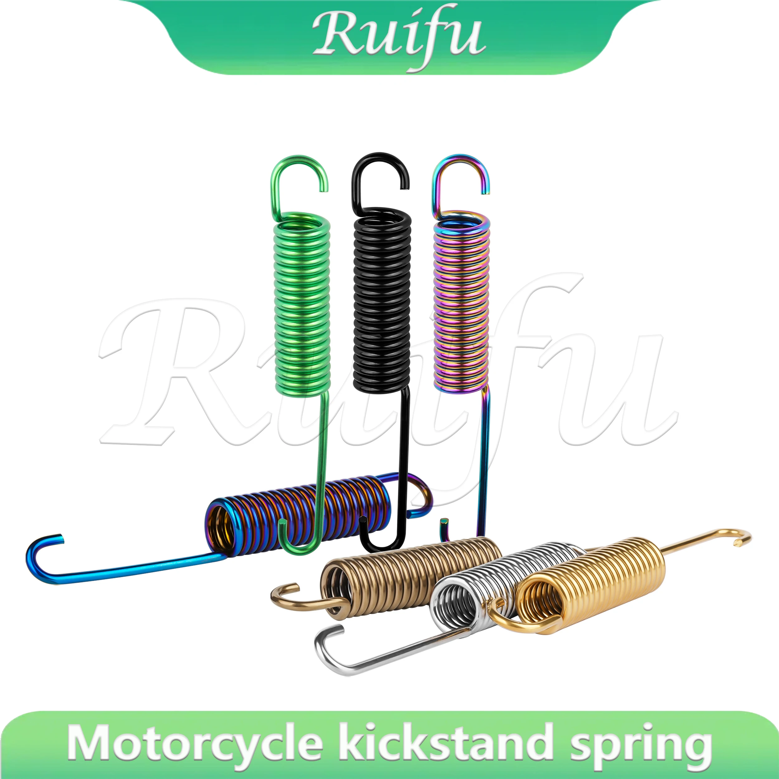 

Ruifu Titanium Bolt Motorcycle Parking Side Kickstand Spring Practical Stand Spring Replacement For Motorcycle Scooter