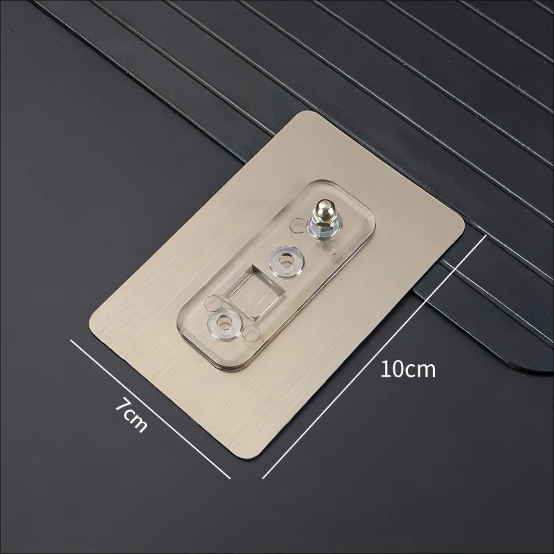 2pcs Non Marking Nails Strong Adhesive Hooks Ceramic Tile Wall Hanging Shelves Wall Nails Non Drilling Screw Stickers