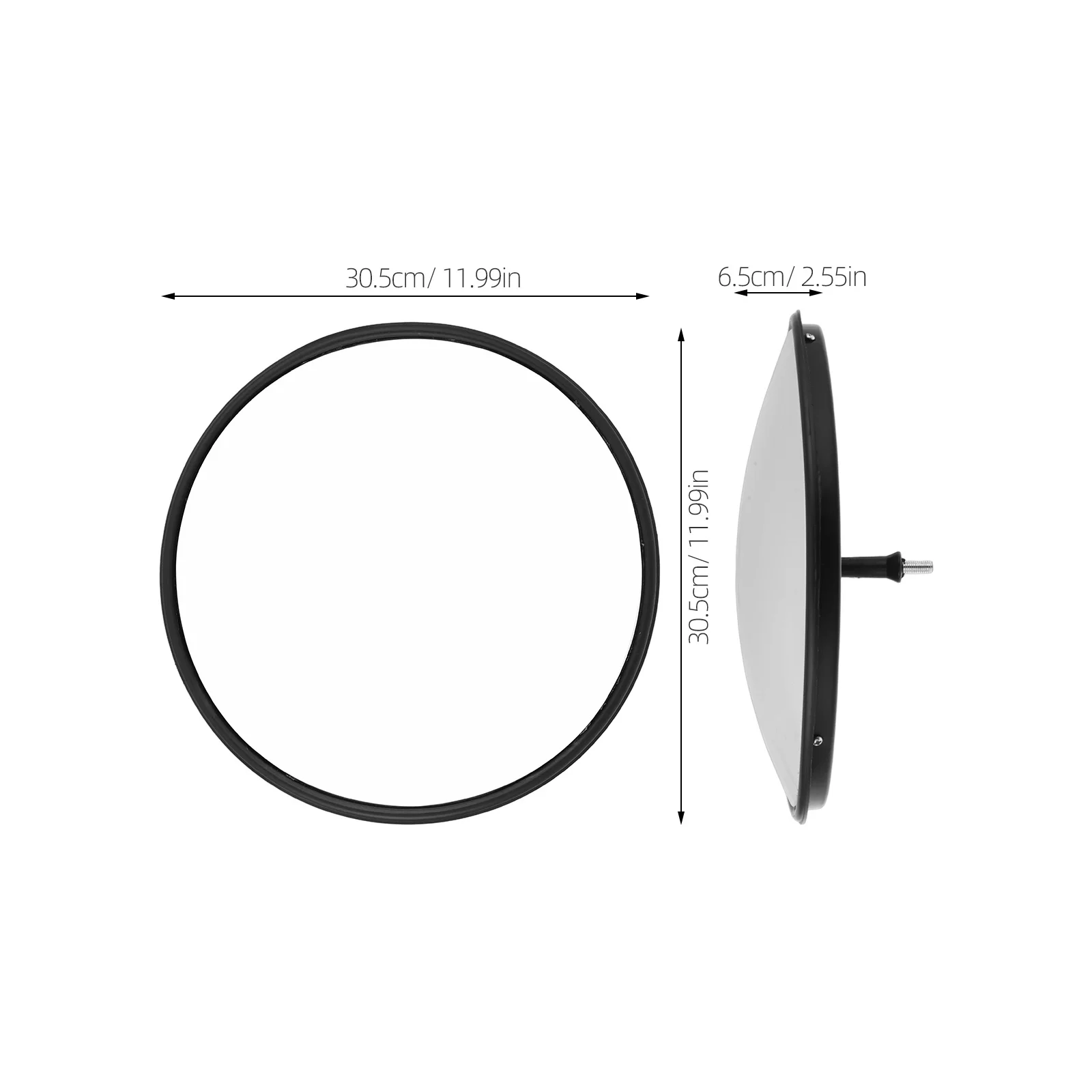Convexe de 12 pouces pour enfants: miroir à bulles incassable, panneau de jeu sensoriel d'intérieur, réflexion, garderie, salle de classe, pépinière