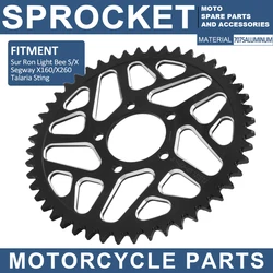 Motorcycles 48T 7075 Aviation Aluminum Alloy Rear Chain Sprocket For Surron Sur-Ron Lightbee X S Segway X160 X260 Talaria Sting