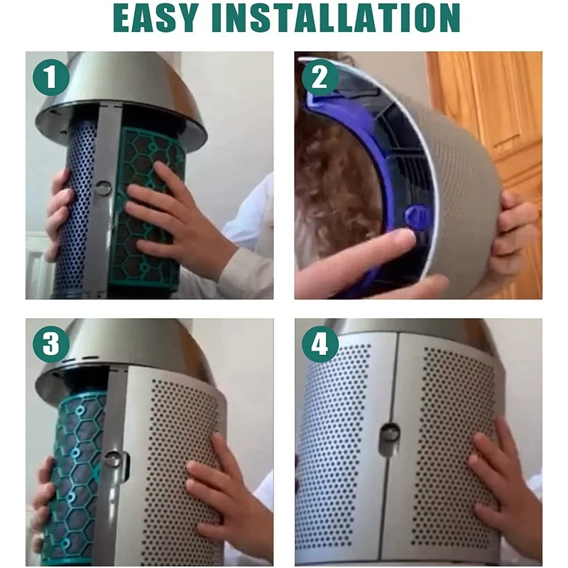 Top Bán Thay Thế Bộ Lọc Hepa Cho Dyson HP04 TP04 DP04 TP05 DP05 Máy Lọc Không Khí Kính Lọc HEPA & Than Hoạt Tính bộ Lọc