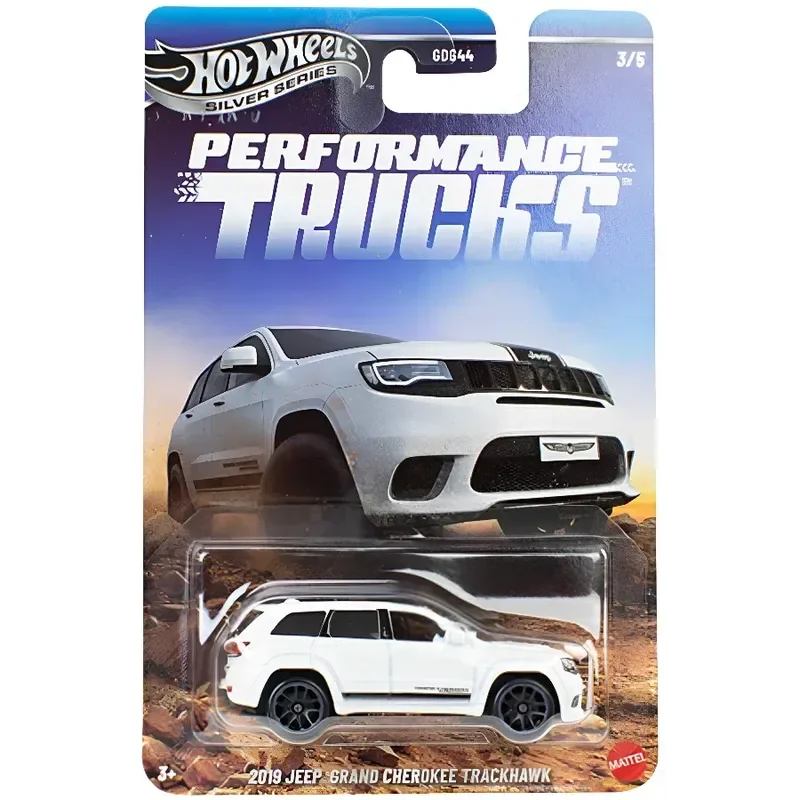Mattel Hot Wheels Silver series Performance Trucks Off Road Pickup Truck Ford Bronco Raptor Jeep Dodge Ram Car Model Toys Gifts