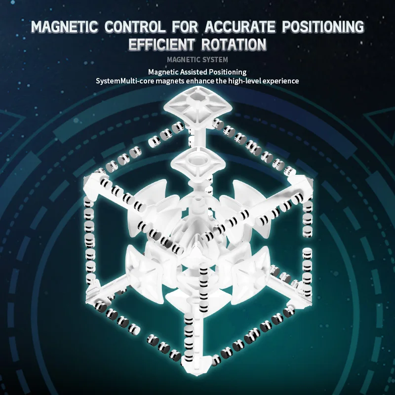 Sengso Mosheng 9x9 Cubo Magico Magnetico Shengshou 9x9 Cubo Senza Adesivo Puzzle Professionale Giocattoli Regalo Dei Bambini Cubo Magico