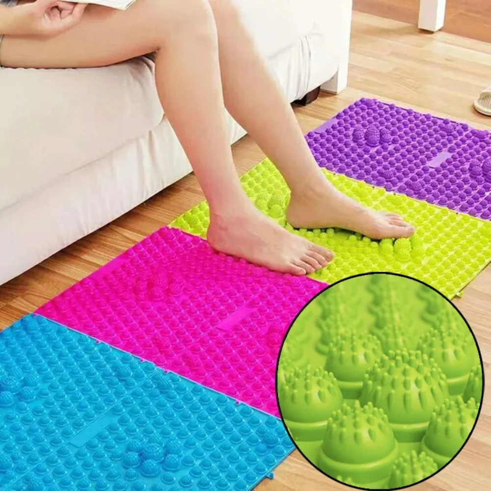 Massage Pad Plantar Finger Pressure Plate Foot Massage Sensory Toy Children and Adults Thickened To Relieve Tension Game Mat