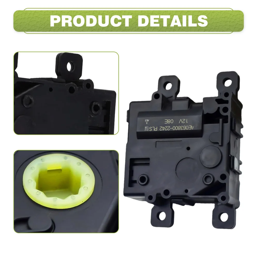 

HVAC Heater Air Blend Door Actuator for Toyota Camry Prius Lexus IS 2018-2022 063800-2031 063800-2242 063700-8680