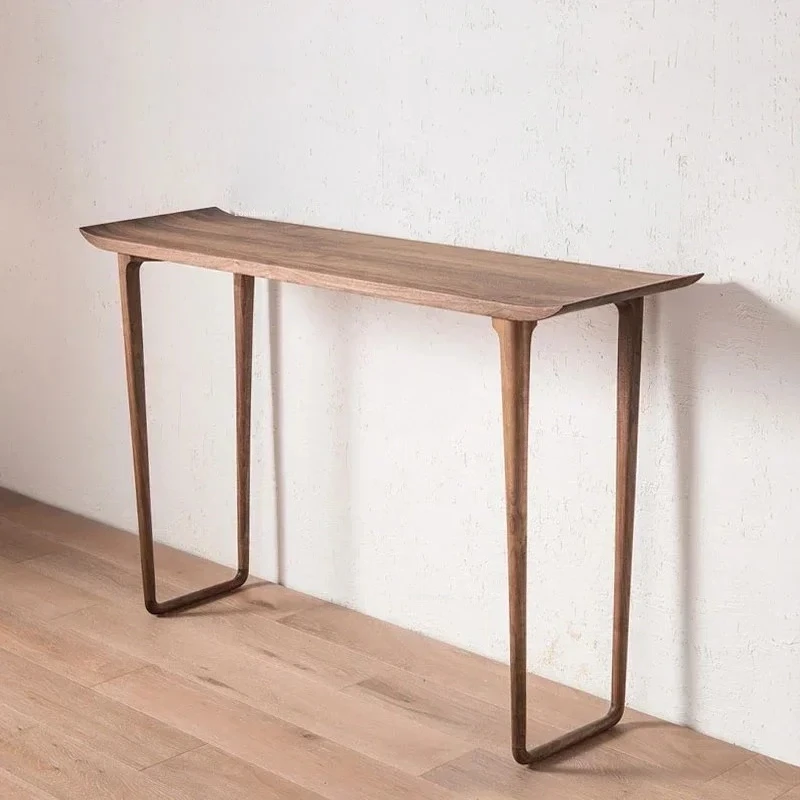 & Chinese Solid Wood Console Tables Retro Designer Living Room Furniture Entrance Console Luxury Corridor Decoration Porch Table